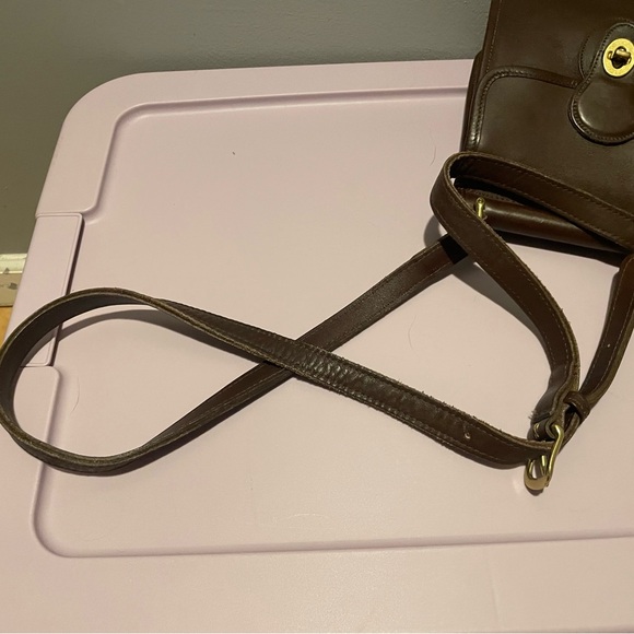 Coach Brown Leather Crossbody Bag - Picture 5 of 14